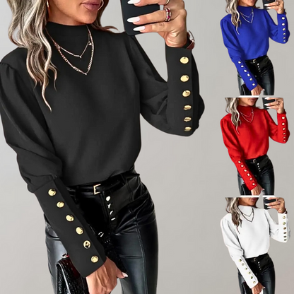 Trendy Ladies Blouse with Lace - Clara-Black-S-Nora Luxe