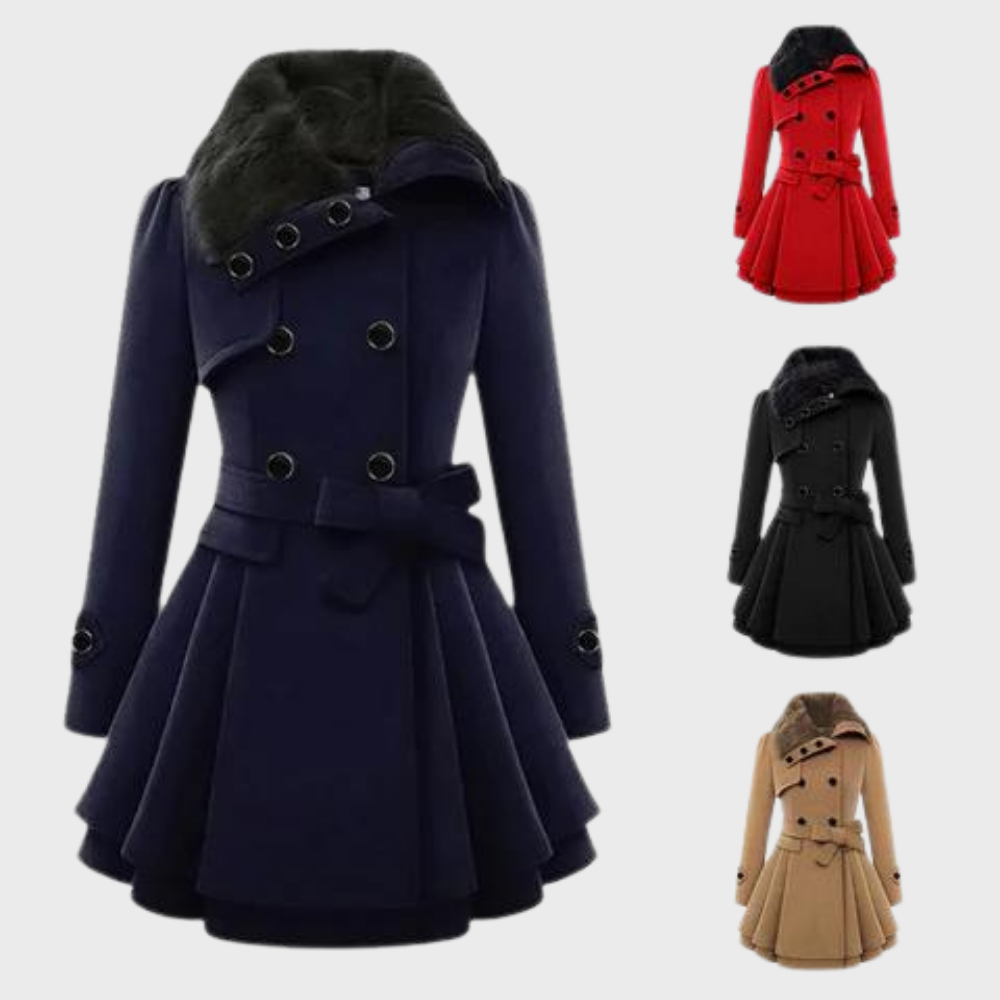 Trendy Ladies' Jacket - BellaVogue-Khaki-S-Nora Luxe