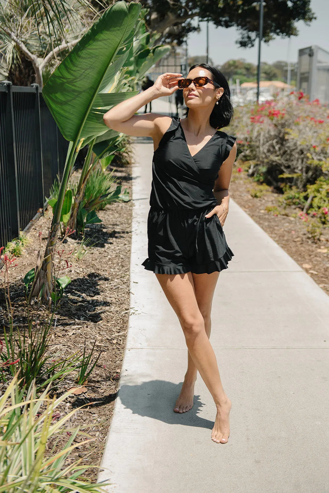 Trendy Ladies' Swimsuit – Nina-Black-XS-State of Style