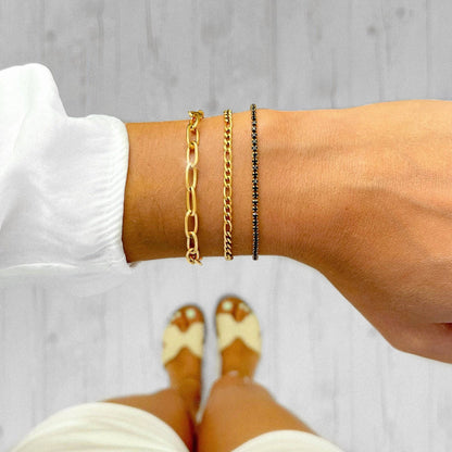 Trendy Link Bracelet - Lucia-Gold-Nora Luxe