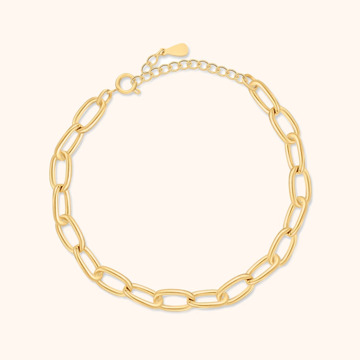 Trendy Link Bracelet - Lucia-Gold-Nora Luxe