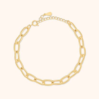 Trendy Link Bracelet - Lucia-Gold-Nora Luxe