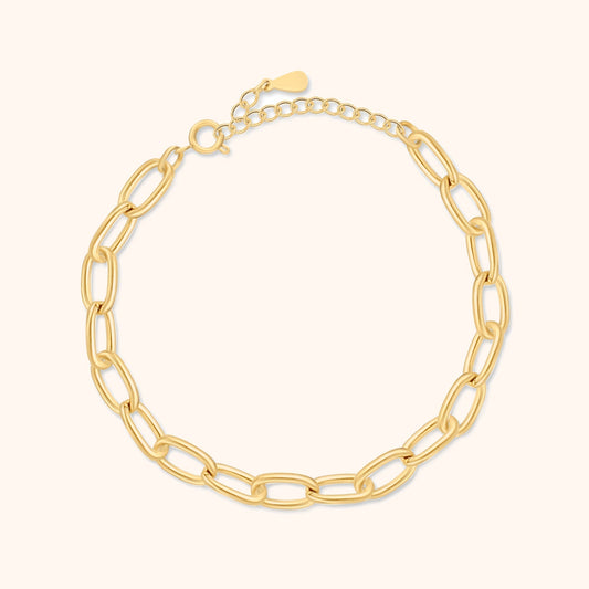 Trendy Link Bracelet - Lucia-Gold-Nora Luxe