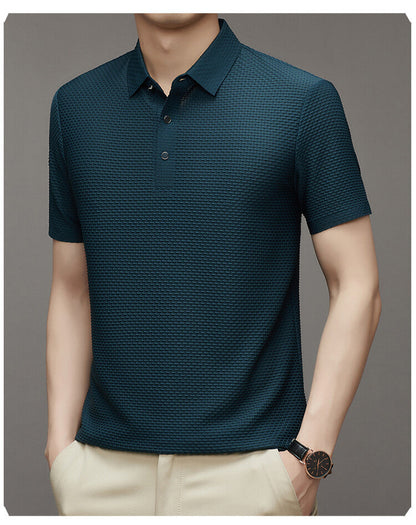 Trendy Men's Polo Shirt – Finn-Black-M-The Livary