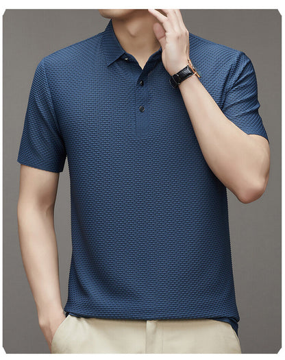 Trendy Men's Polo Shirt – Finn-Black-M-The Livary