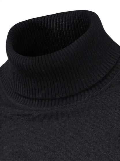 Trendy Men's Turtleneck - Lars-Blue-S-Nora Luxe