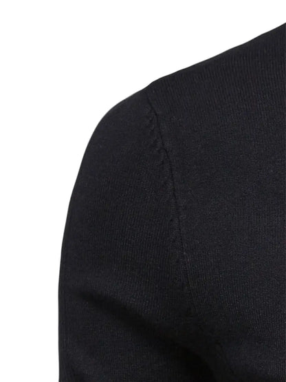 Trendy Men's Turtleneck - Lars-Blue-S-Nora Luxe