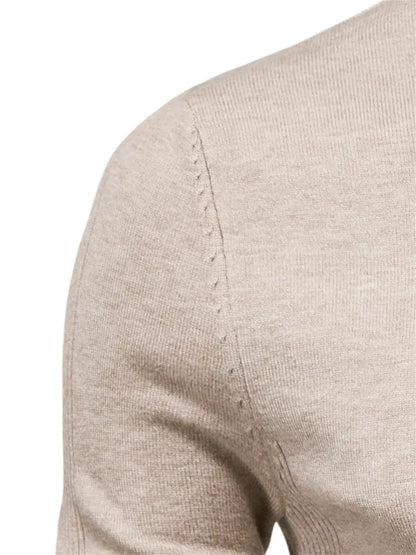 Trendy Men's Turtleneck - Lars-Blue-S-Nora Luxe