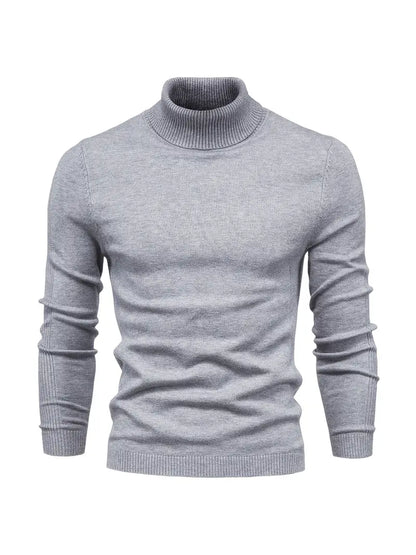 Trendy Men's Turtleneck - Lars-Gray-S-Nora Luxe