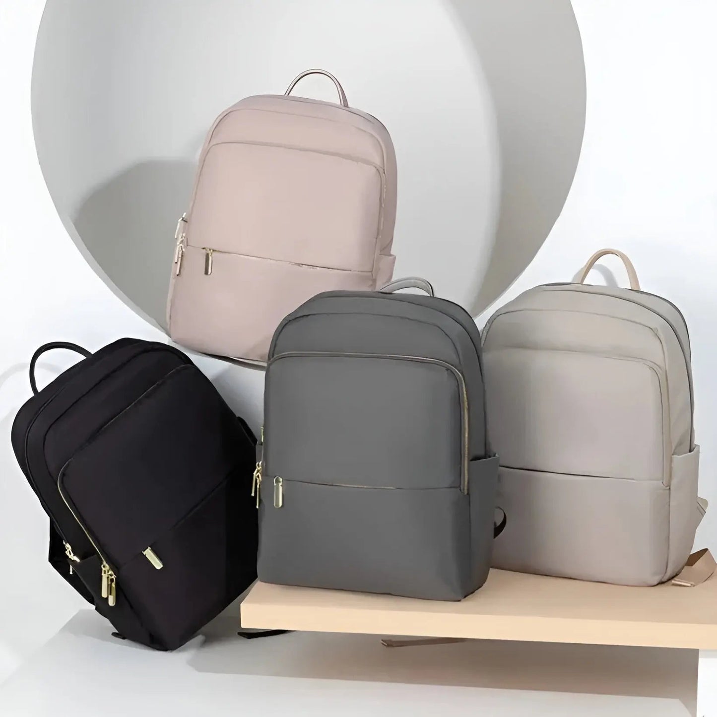 Trendy Multifunctional Ladies' Backpack - Sophia-Black-Nora Luxe