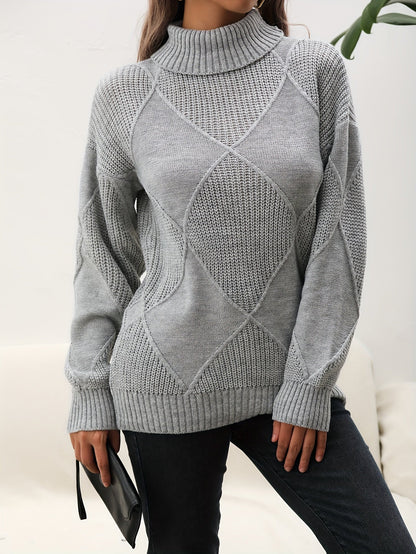 Trendy Plain Turtleneck - Selena-Yellow-S-Nora Luxe