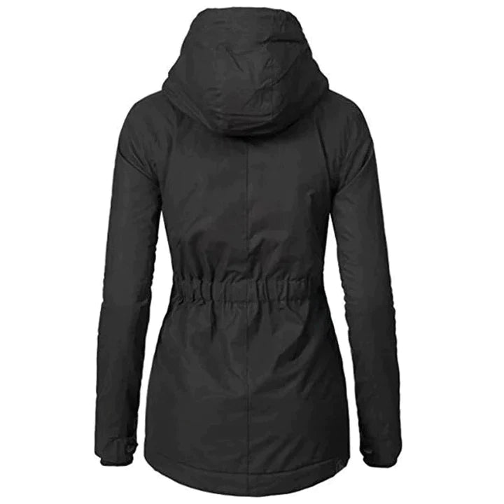 Trendy Winter Coat for Women - Evelina-Green-S-Nora Luxe