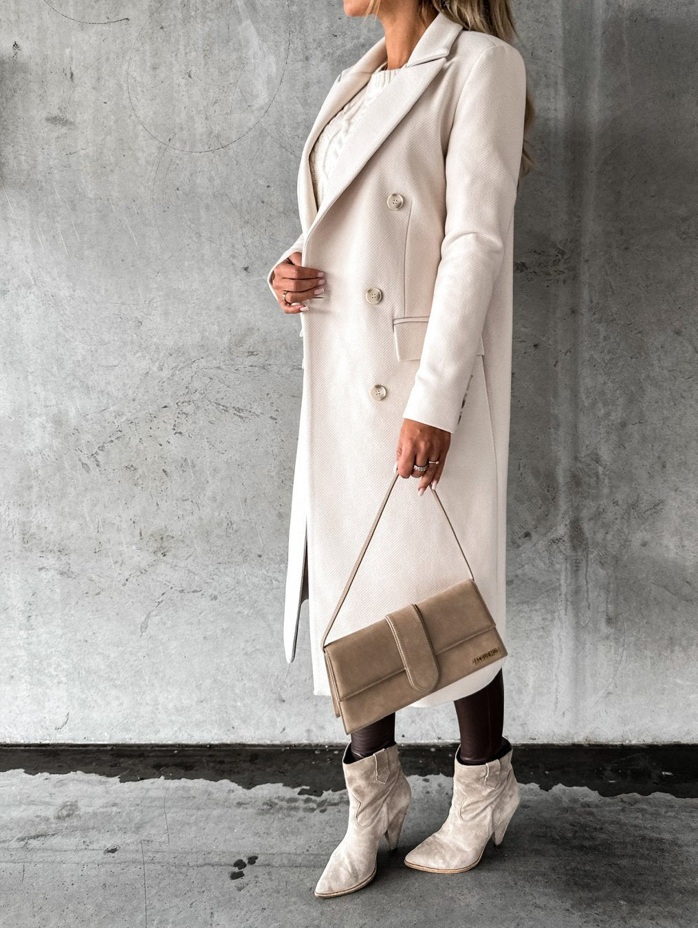 Trendy Winter Jacket for Women - Valeria-Cream-S-Nora Luxe