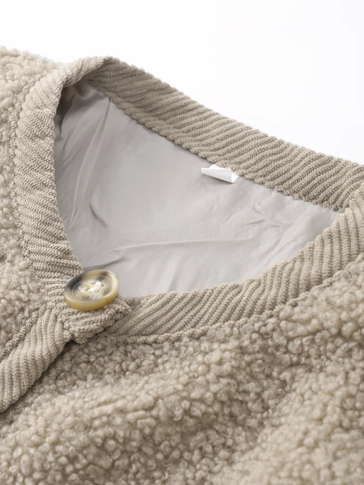 Ultra Soft Cardigan Vest - CozyTeddy-Black-S-Nora Luxe