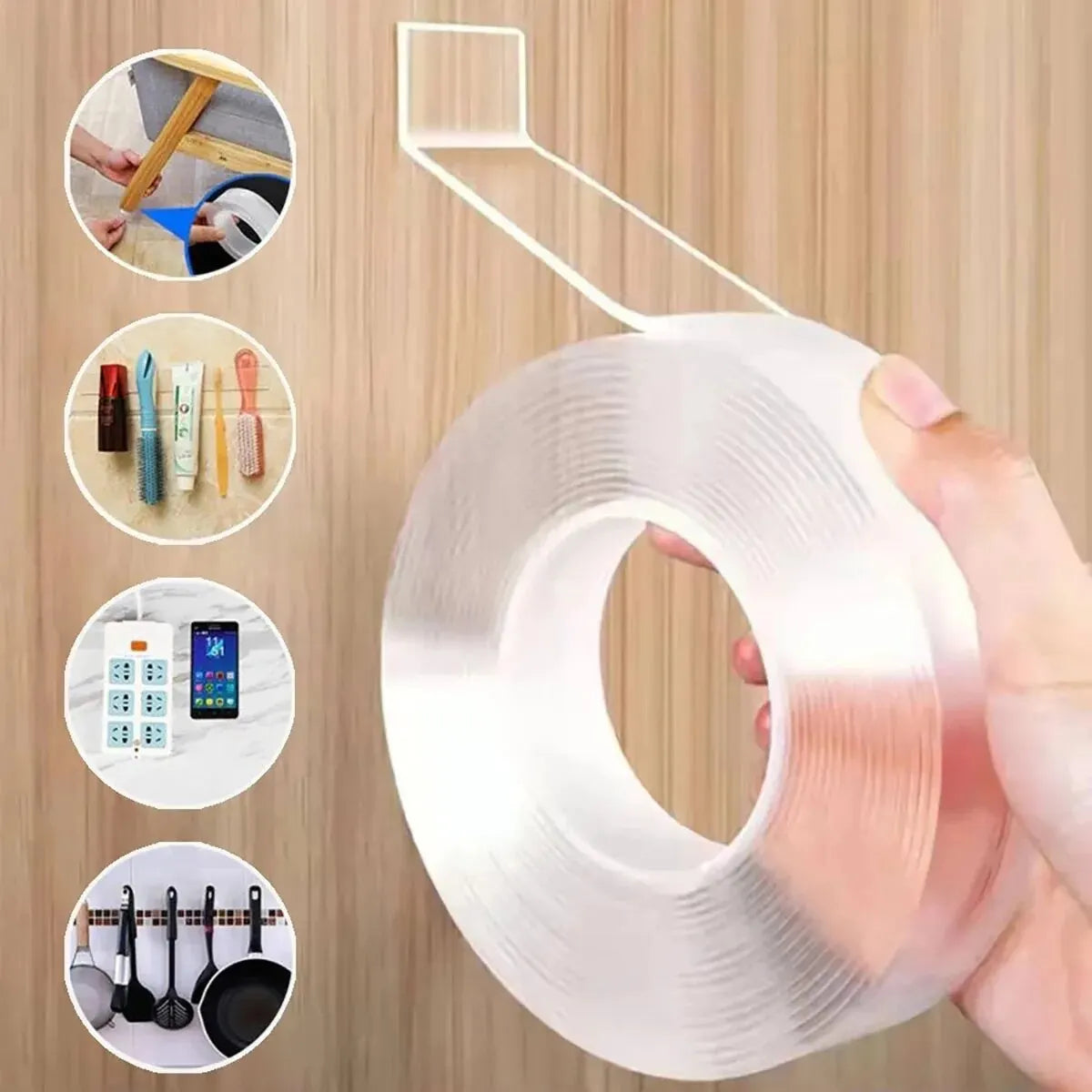 Ultra-Strong Double-Sided Monster Tape - MegaGripX-39.37 inches-Nora Luxe