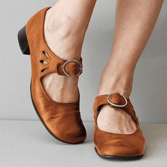 Unique and Comfortable Ladies Leather Sandals – Marisa-Brown-3-Nora Luxe