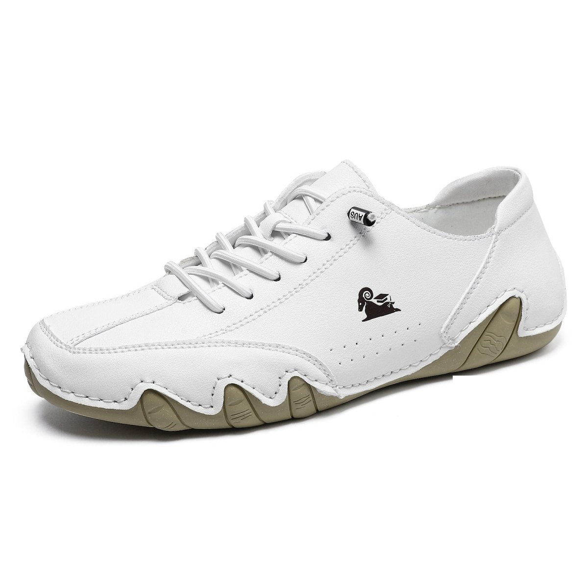 Unisex Leather Barefoot Shoes – BareMotion-White-4-Nora Luxe