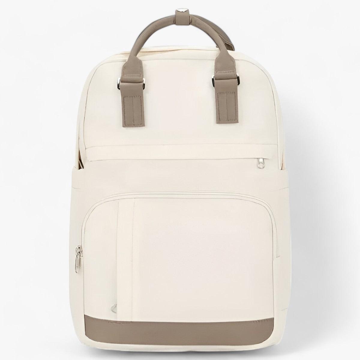 Urban Style Waterproof Backpack - Mira-Beige-Nora Luxe