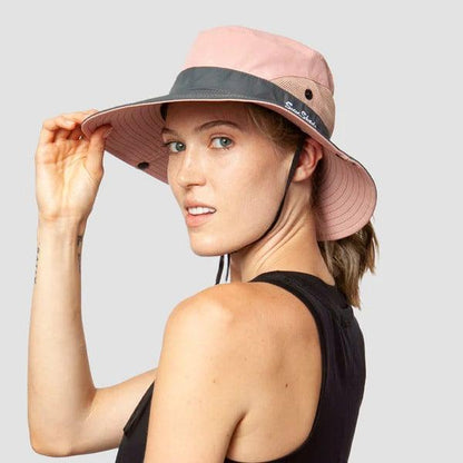 UV summer hat with visor – Foldable bucket hat (Buy 1, get 1 free)-Light pink-Light pink-The Livary