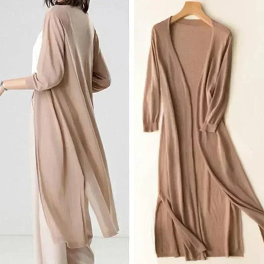 Ladies' long waistcoat, lightweight and versatile – Fernanda