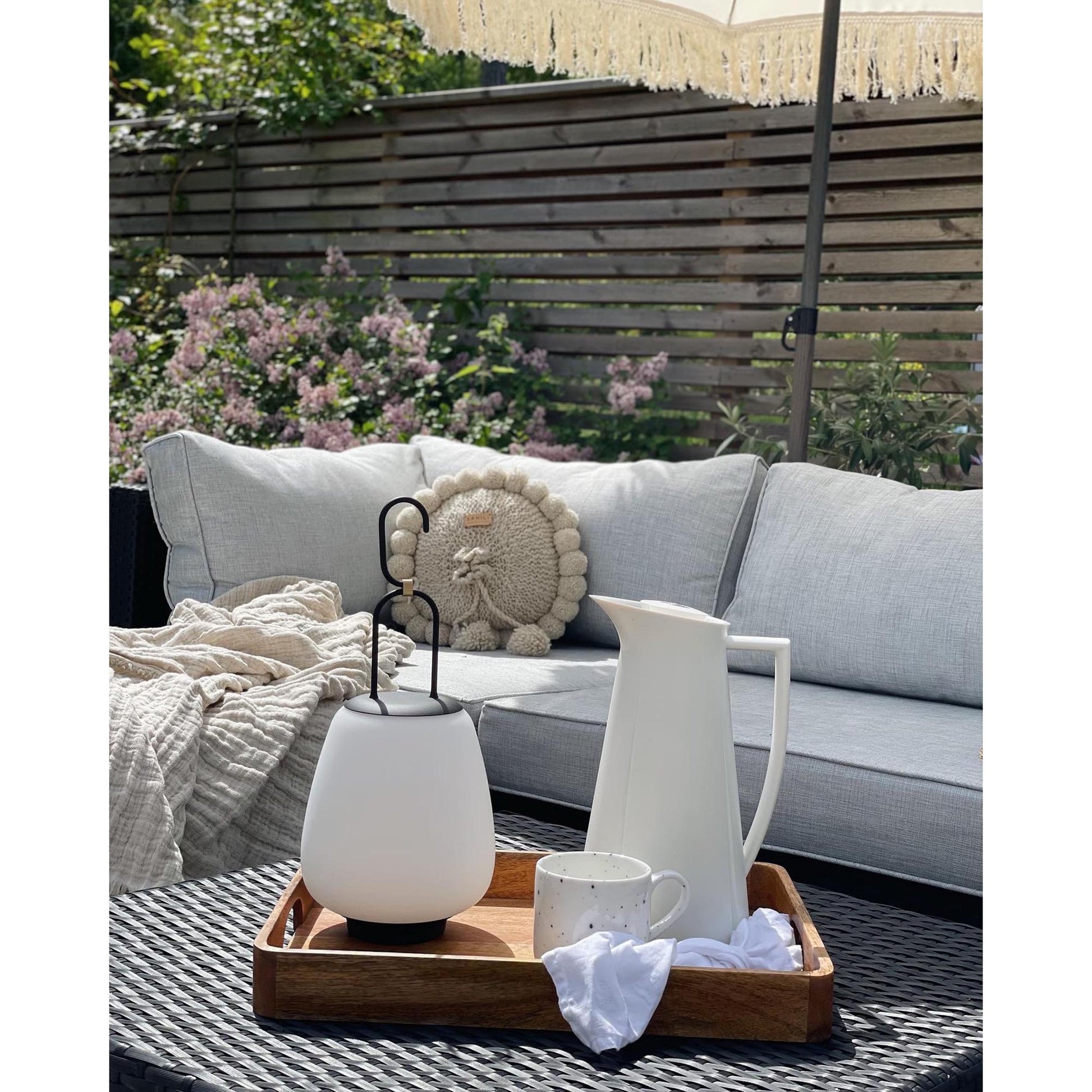 Versatile Patio Lantern - LunaGlow-Red-Nora Luxe