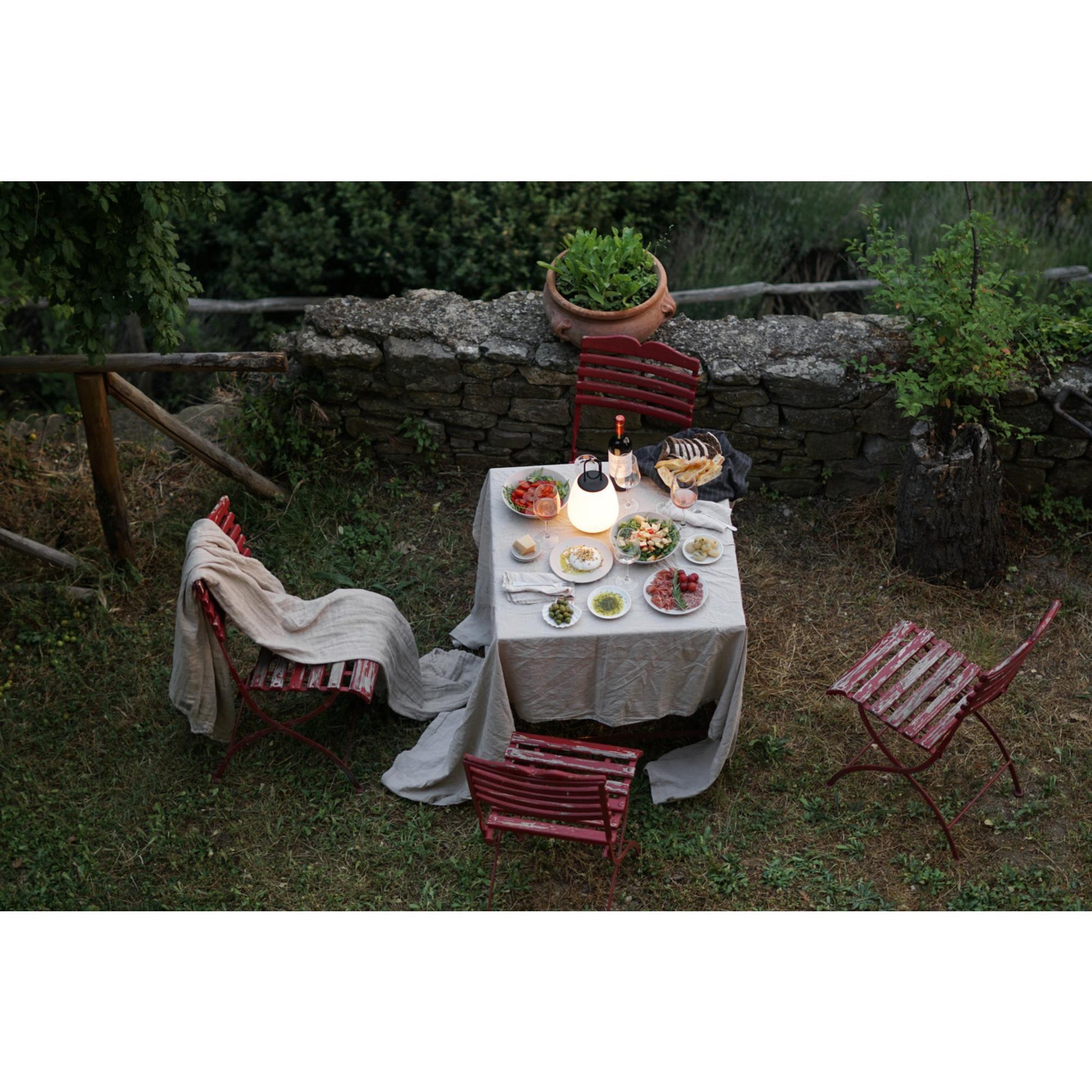 Versatile Patio Lantern - LunaGlow-Red-Nora Luxe