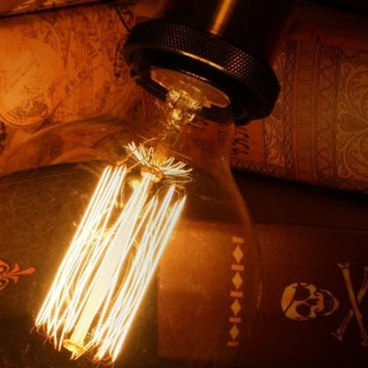 Vintage Light Bulbs - NostalgiaGlow-ST64 Filament-Nora Luxe