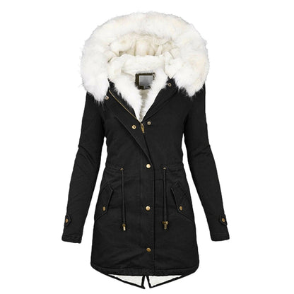 Warm and Stylish Winter Coat - Elin-Black-S-Nora Luxe
