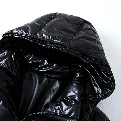 Warm Men's Puffer Winter Jacket - NordicGuard-Black-S-Nora Luxe