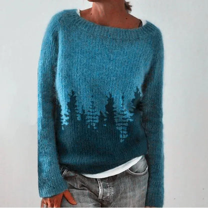 Warm Women's Sweater with Stylish Details - Nova-Diamond-S-Nora Luxe