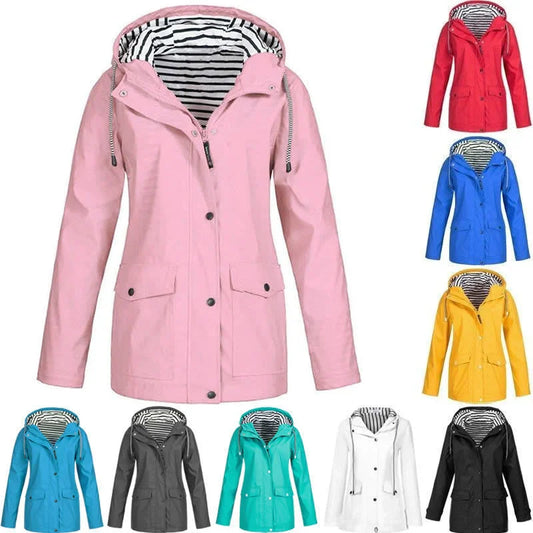 Water- and Windproof Ladies' Jacket - Sophie-Yellow-S-Nora Luxe