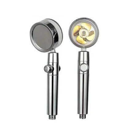 Water-saving Shower Head with 360° Rotation - AquaTurbo-Transparent-Nora Luxe