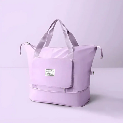 Waterproof and Foldable Travel Bag - FlexPack-Purple-Nora Luxe