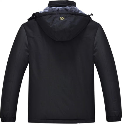 Waterproof Men's Winter Jacket - Max-Black-S-Nora Luxe