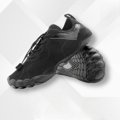 Waterproof orthopedic barefoot shoes – Nayla-Black-3-Nora Luxe