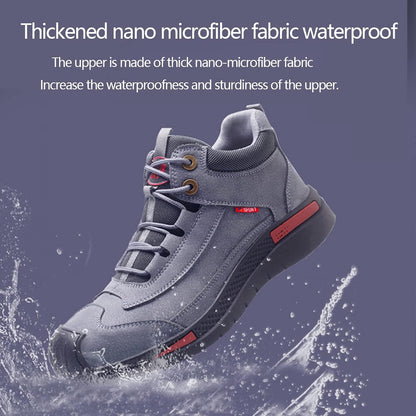 Waterproof Safety Shoes with Style and Comfort - Vigaro-Brown-39-Nora Luxe
