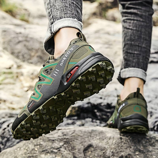 Waterproof Unisex Hiking Shoes - Milan-Green-5-The Livary