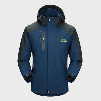Waterproof Wind Jacket for Men - StormGuard-Marine-L-Nora Luxe