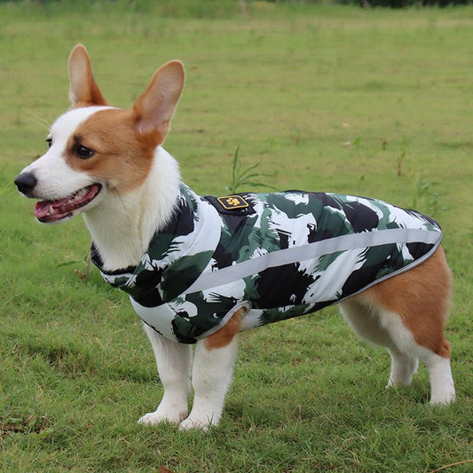 Waterproof Winter Jacket for Dogs - StormGuard-Red graffiti-XS-Nora Luxe