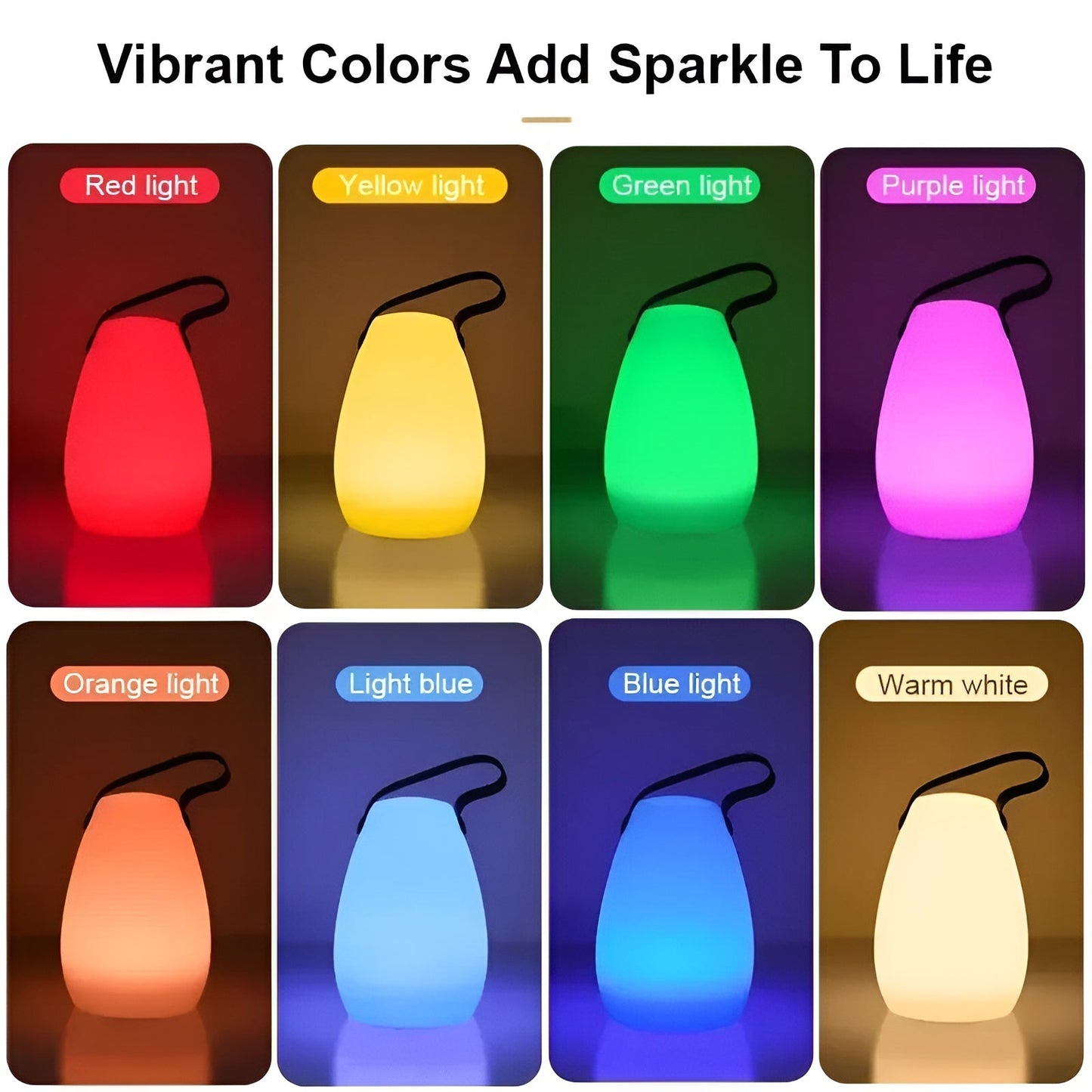Waterproof Wireless LED Table Lamp for Indoor & Outdoor - Lumora-Round-The Livary