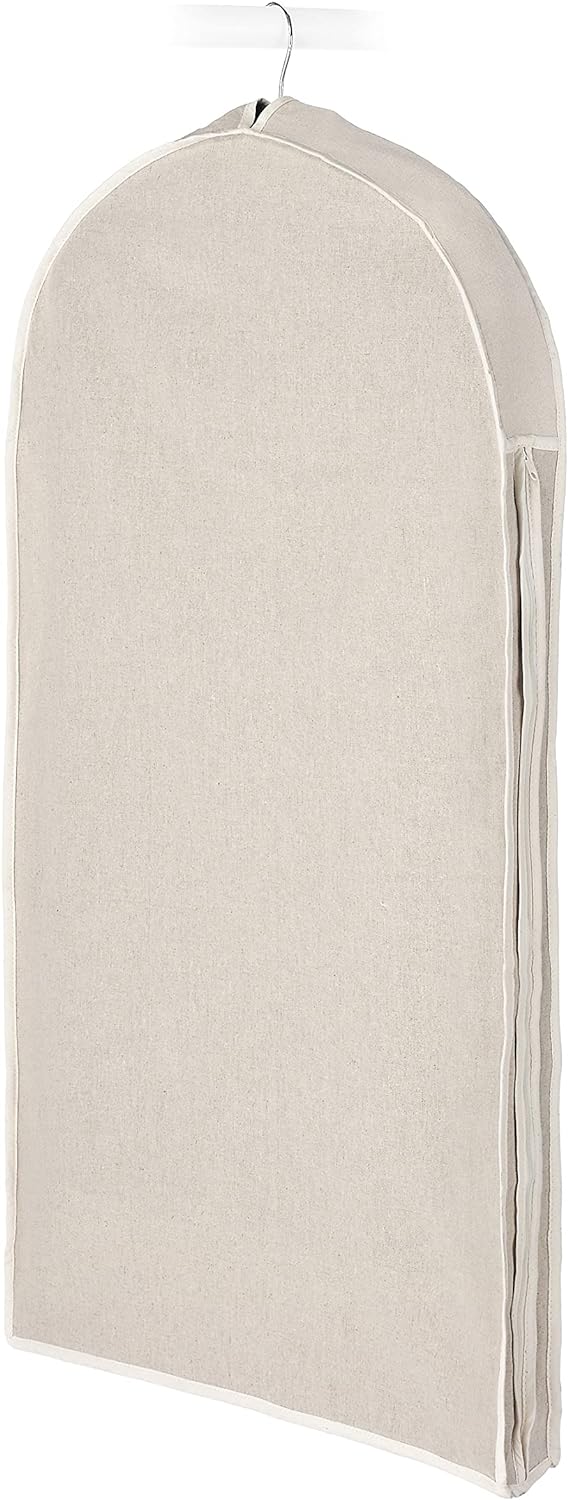 Linen Dust-Proof Garment Cover – Zipped Suit Protector (Buy 1, Take 1 FREE)