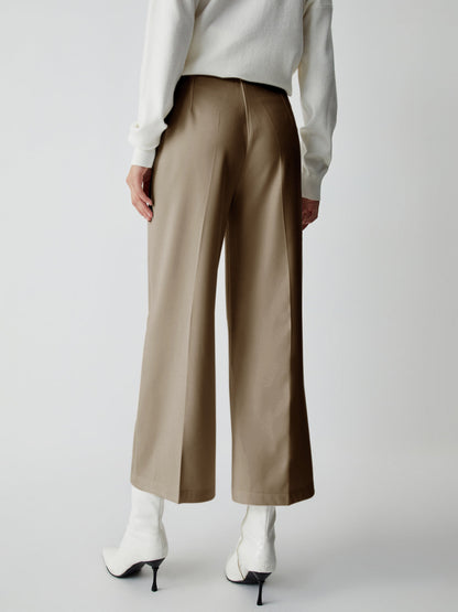 Wide Trousers for Women - Selina-White-XS-Nora Luxe