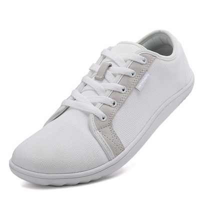 Wide Zero Drop Sneakers - StrideEase-3.5-Black-Nora Luxe