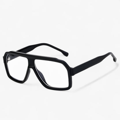 Windproof Oversized Punk Sunglasses – Vortex-Black White-Nora Luxe