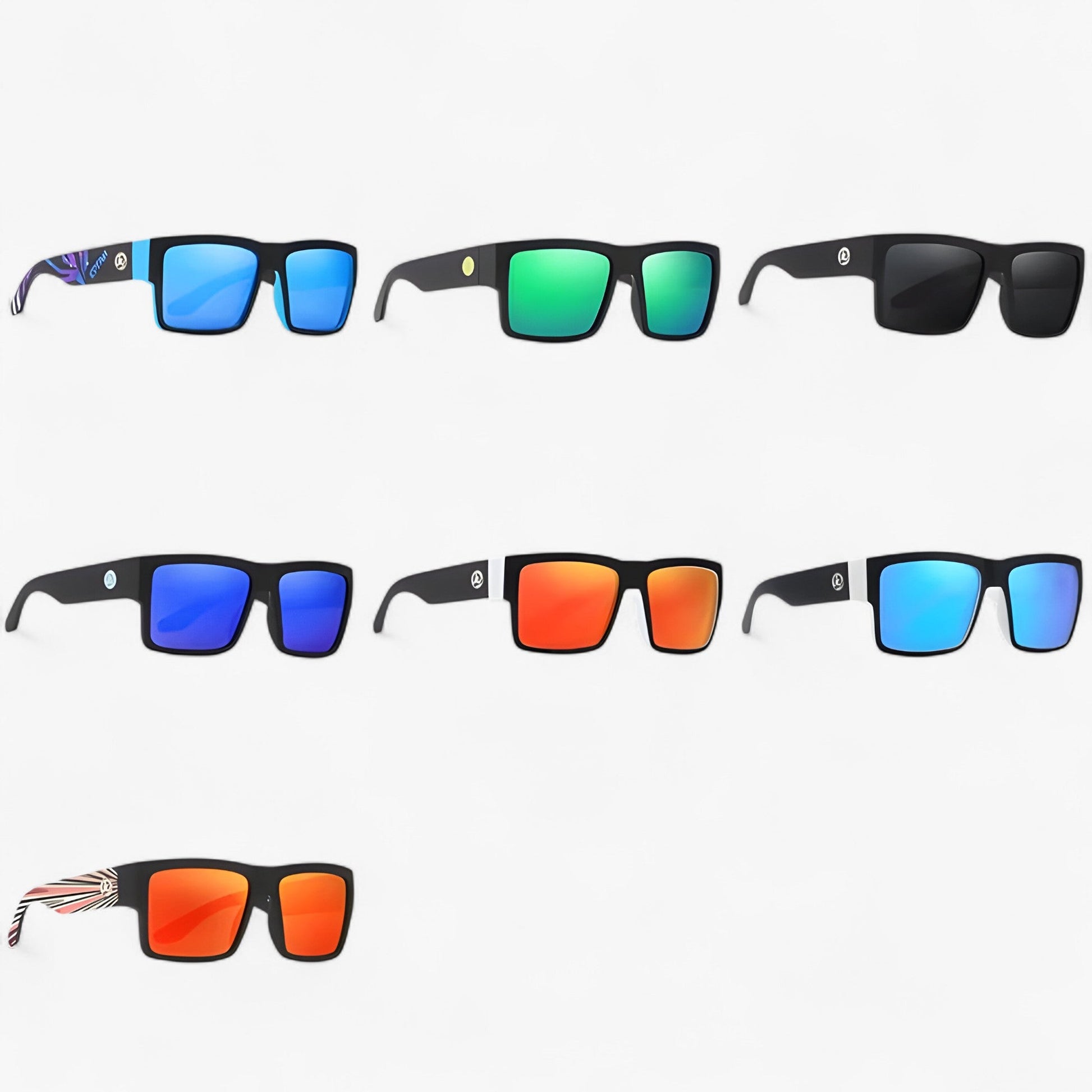 Windproof Polarised Sports Sunglasses – Stratos-Black-Nora Luxe