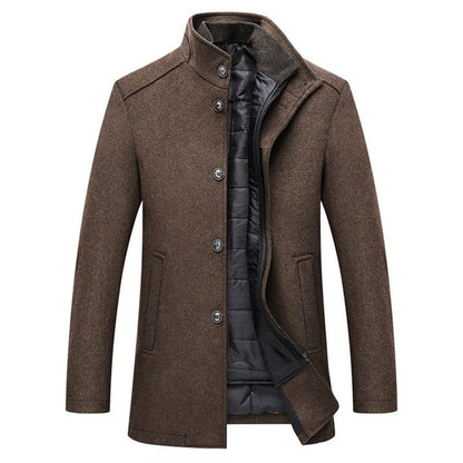 Windproof Striped Men's Jacket - Logan™-Kamel-M-Nora Luxe