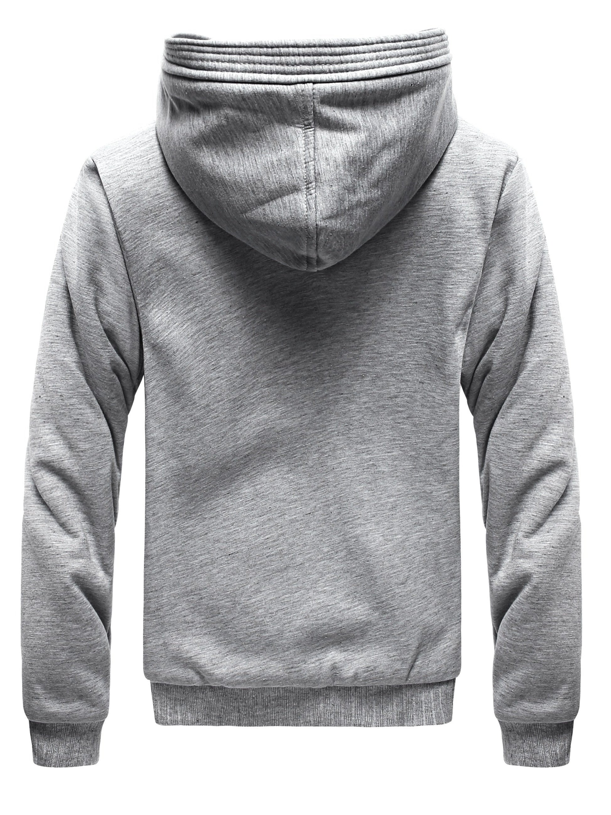 Winter Warm Fleece Jacket with Hood - Dario-Bordeaux red-S-Nora Luxe