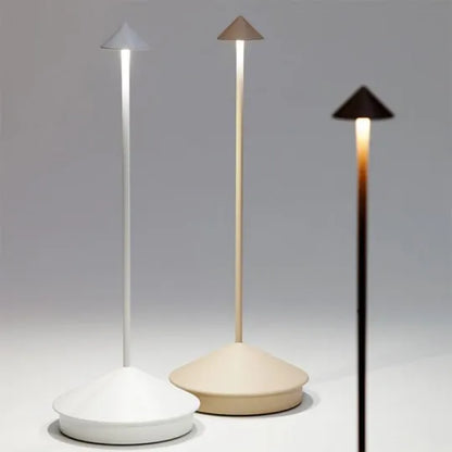 Wireless LED Table Lamp | ClarityGlow-Black-Nora Luxe