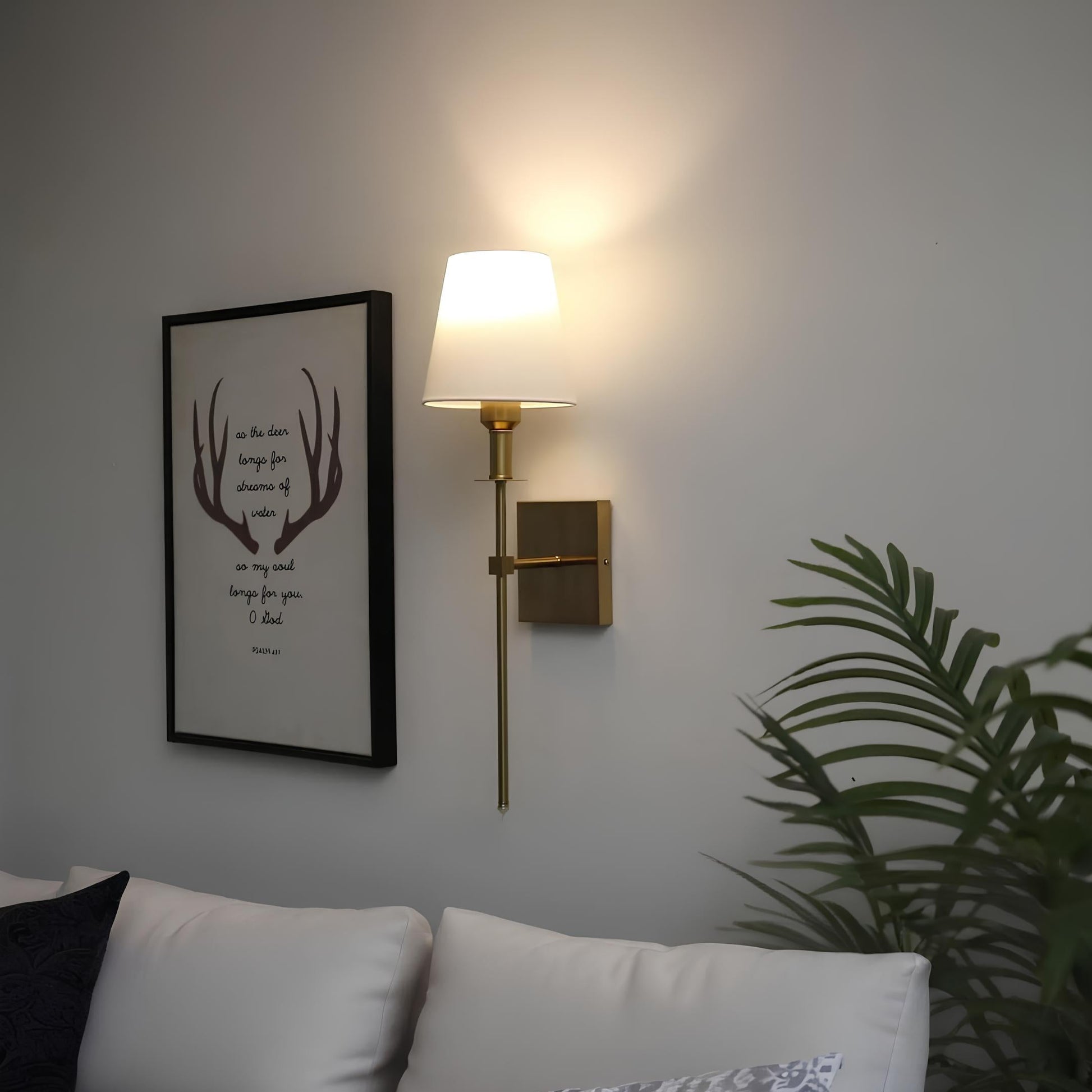 Wireless Luxury Wall Lamp - LumaElegance-2-Gold-Square-Nora Luxe