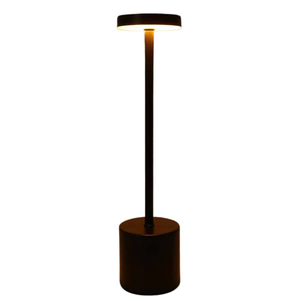 Wireless Metal LED Table Lamp - LumiMetal-Black-Nora Luxe